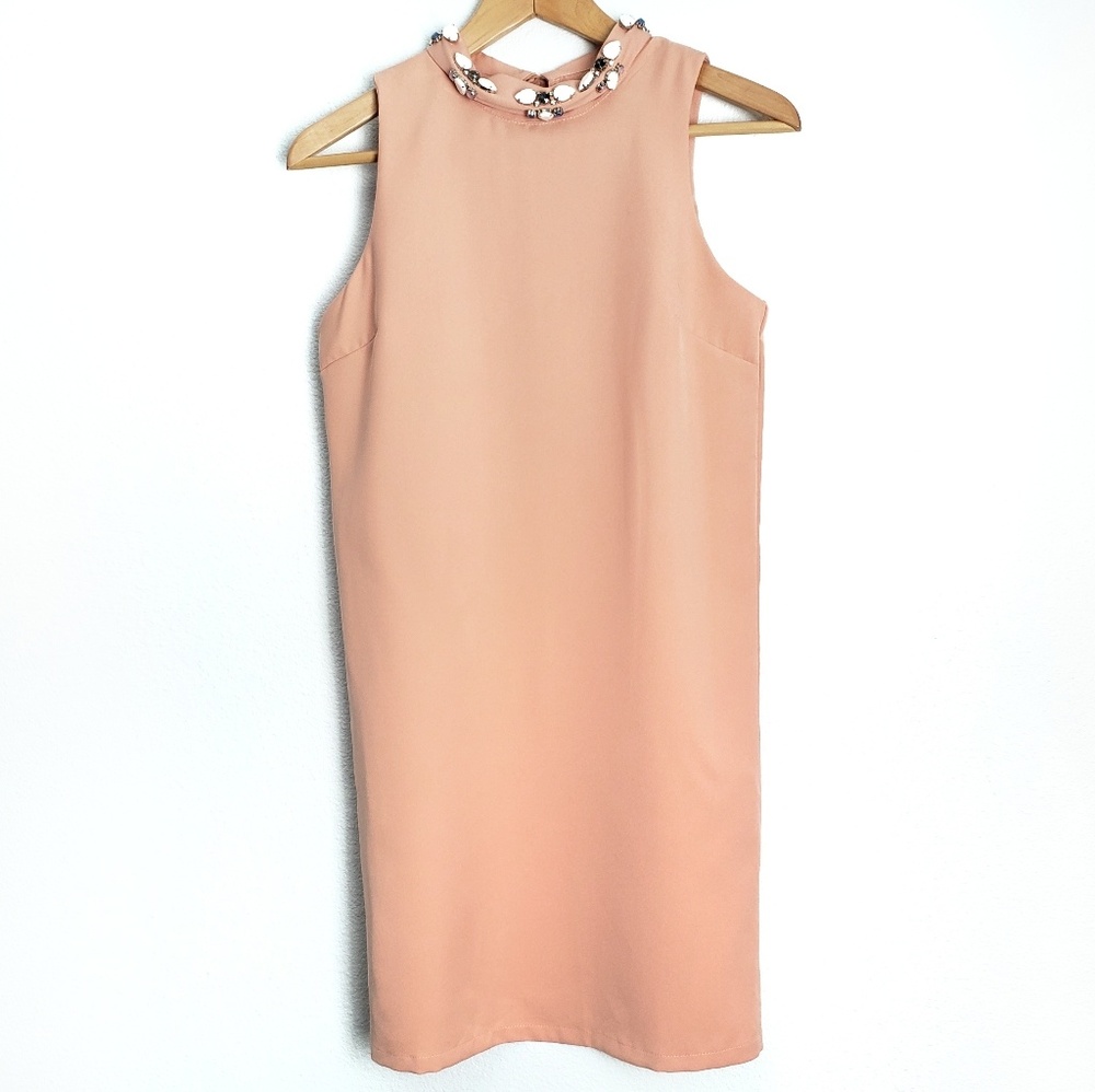 ASOS True Decadence Coral Cocktail Shift D…